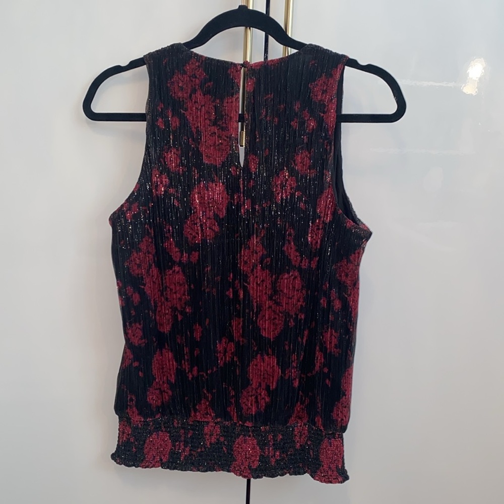 WHBM • Smocked Waist Sleeveless Top - Picture 5 of 13